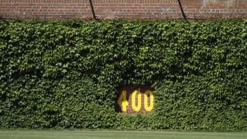 CHICAGO, IL - MAY 27: Detail view of the outfield wall covered with ivy during the game between the Los Angeles Dodgers and Chicago Cubs at Wrigley Field on May 27, 2010 in Chicago, Illinois. The Cubs defeated the Dodgers 1-0. (Photo by Joe Robbins/Getty Images)