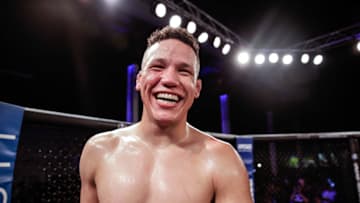 Moses Murrietta at LFA 54 (Photo by Amy Kaplan/LFA)