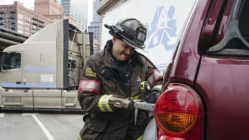 CHICAGO FIRE -- "Inside These Walls" Episode 710 -- Pictured: Joe Minoso as Joe Cruz -- (Photo by: Elizabeth Morris/NBC)
