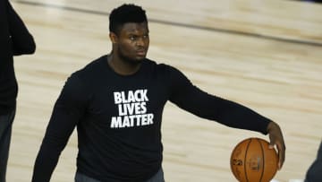 Zion Williamson #1 of the New Orleans Pelicans (Photo by Kevin C. Cox/Getty Images)
