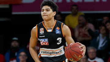 Ratiopharm Ulm guard Killian Hayes handles the ball. (Photo by TF-Images/Getty Images)