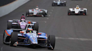 INDIANAPOLIS, IN - MAY 27: Stefan Wilson, driver of the #25 #Driven2SaveLives Honda (Photo by Patrick Smith/Getty Images)