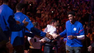 PHILADELPHIA, PA - OCTOBER 26: Joel Embiid