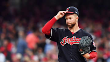 CLEVELAND, OH - OCTOBER 06: Corey Kluber