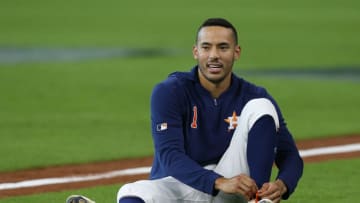 Houston Astros shortstop Carlos Correa (Photo by Bob Levey/Getty Images)