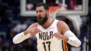 Jonas Valanciunas #17 of the New Orleans Pelicans (Photo by Sean Gardner/Getty Images)