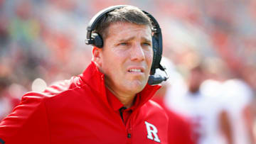 CHAMPAIGN, IL - OCTOBER 14: Head coach Chris Ash of the Rutgers Scarlet Knights is seen before the game against the Illinois Fighting Illini at Memorial Stadium on October 14, 2017 in Champaign, Illinois. (Photo by Michael Hickey/Getty Images)