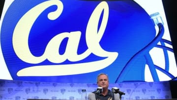 Jul 14, 2016; Hollywood, CA, USA; California Golden Bears coach Sonny Dykes during Pac-12 media day at Hollywood & Highland. Mandatory Credit: Kirby Lee-USA TODAY Sports