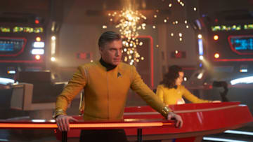 ÃÂSuch Sweet Sorrow, Part 2ÃÂ -- Ep#214 -- Pictured: Anson Mount as Captain Pike of the CBS All Access series STAR TREK: DISCOVERY. Photo Cr: Russ Martin/CBS ÃÂ©2018 CBS Interactive, Inc. All Rights Reserved.