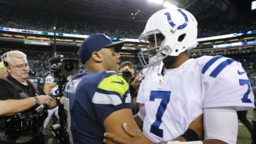 SEATTLE, WA - OCTOBER 1: Quarterback Russell Wilson
