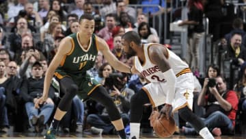 CLEVELAND, OH - MARCH 16: Kyrie Irving (Photo by David Liam Kyle/NBAE via Getty Images)
