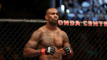 ANAHEIM, CA - JULY 29: Jimi Manuwa prepares to fight Volkan Oezdemir of Switzerland in their light heavyweight bout during the UFC 214 event at Honda Center on July 29, 2017 in Anaheim, California. (Photo by Christian Petersen/Zuffa LLC/Zuffa LLC via Getty Images)