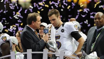 NEW ORLEANS, LA - FEBRUARY 03: Joe Flacco