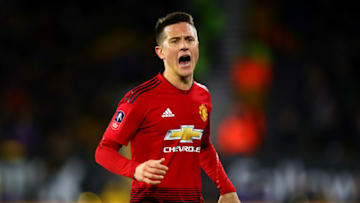 WOLVERHAMPTON, ENGLAND - MARCH 16: Ander Herrera of Manchester United in action during the FA Cup Quarter Final match between Wolverhampton Wanderers and Manchester United at Molineux on March 16, 2019 in Wolverhampton, England. (Photo by Chris Brunskill/Fantasista/Getty Images)