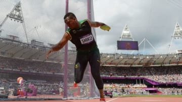 Traves Smikle at the London Olympics. Mandatory Photo Credit: Kirby Less, USA Today Sports.