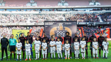 Nice team during the Ligue 1 match between OGC Nice and Fc Metz at Stade Municipal du Ray on January 15, 2017 in Nice, France. (Photo by Pascal Della Zuana/Icon Sport) (Photo by Agence Nice Presse/Icon Sport via Getty Images)
