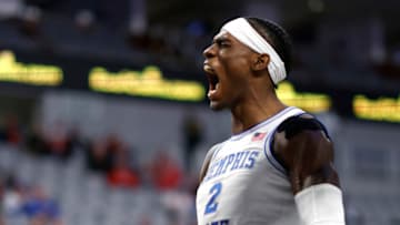 Jalen Duren #2 of the Memphis Tigers (Photo by Ron Jenkins/Getty Images)