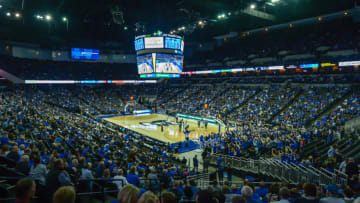 OMAHA, NE - DECEMBER 14: A general view of the arena during the game between the Green Bay Phoenix and the Creighton Bluejays at CHI Health Center Omaha on December 14, 2018 in Omaha, Nebraska. (Photo by Steven Branscombe/Getty Images)