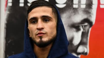 MILWAUKEE, WISCONSIN - DECEMBER 12: Sergio Pettis speaks to the media during open workouts on December 12, 2018 in Milwaukee, Wisconsin. (Photo by Stacy Revere/Zuffa LLC/Zuffa LLC)