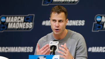Duke basketball head coach Jon Scheyer (Russell Lansford-USA TODAY Sports)