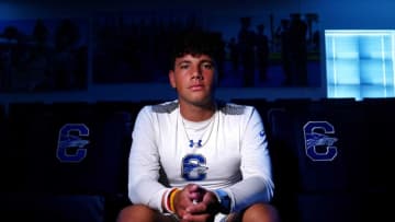 Chandler quarterback Dylan Riaola poses for a portrait