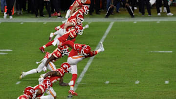 Harrison Butker #7 of the Kansas City Chiefs (Photo by Focus on Sport/Getty Images)