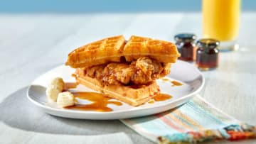 Chicken and Waffles at Dockside Inn and Suites, photo provided by Universal Orlando Resort