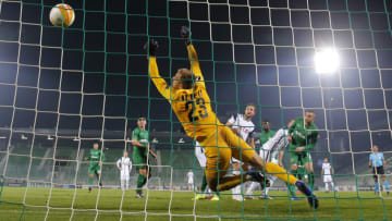 RAZGRAD, BULGARIA - NOVEMBER 05: Harry Kane of Tottenham Hotspur scores #200 for Spurs (Photo by Srdjan Stevanovic/Getty Images)