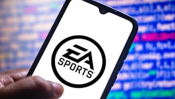 BRAZIL - 2021/05/11: In this photo illustration the EA Sports logo seen displayed on a smartphone screen. (Photo Illustration by Rafael Henrique/SOPA Images/LightRocket via Getty Images)