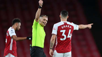 Granit Xhaka, Arsenal (Photo by LAURENCE GRIFFITHS/POOL/AFP via Getty Images)