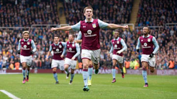 BIRMINGHAM, ENGLAND- OCTOBER 30: Gary Gardner of Aston Villa celebrates during the Sky Bet Championship match between Birmingham City and Aston Villa at St Andrews Stadium on October 30, 2016 in Birmingham, England. (Photo by Nathan Stirk/Getty Images)