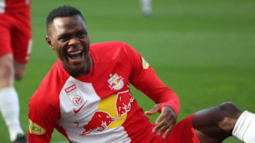 Patson Daka of Salzburg (Photo by Chris Bauer/SEPA.Media /Getty Images)