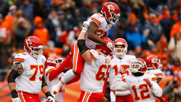 DENVER, CO - DECEMBER 31: Running back Kareem Hunt