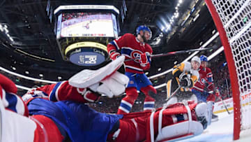 MONTREAL, QC - JANUARY 4: Brandon Tanev #13 of the Pittsburgh Penguins scores the winning goal on goalie Carey Price #31 of the Montreal Canadiens in the NHL game at the Bell Centre on January 4, 2020 in Montreal, Quebec, Canada. (Photo by Francois Lacasse/NHLI via Getty Images)
