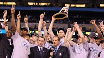 The 2009-10 Duke basketball national champions (Photo by Andy Lyons/Getty Images)