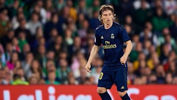 SEVILLE, SPAIN - MARCH 08: Luka Modric of Real Madrid CF in action during the Liga match between Real Betis Balompie and Real Madrid CF at Estadio Benito Villamarin on March 08, 2020 in Seville, Spain. (Photo by Silvestre Szpylma/Quality Sport Images/Getty Images)