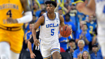 LOS ANGELES, CA - FEBRUARY 27: Chris Smith #5 of the UCLA Bruins while playing the Arizona State Sun Devils at Pauley Pavilion on February 27, 2020 in Los Angeles, California. UCLA won 75-72. (Photo by John McCoy/Getty Images)
