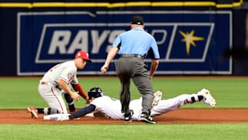 ST PETERSBURG, FL - APRIL 15: Kevin Kiermaier
