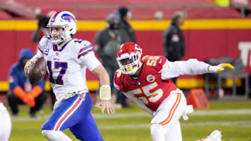 Buffalo Bills quarterback Josh Allen (Photo by Denny Medley-USA TODAY Sports)