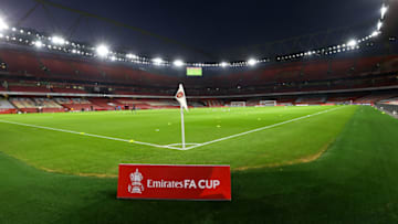 A general view inside the stadium prior to the FA Cup Third Round match between Arsenal and Newcastle United F.C. (Photo by Julian Finney/Getty Images)