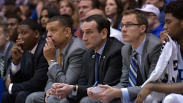 Duke basketball coaching staff (Photo by Grant Halverson/Getty Images)
