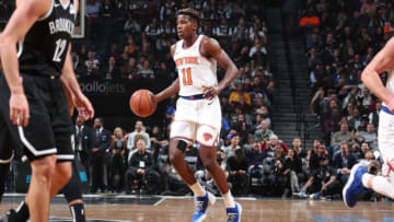 Brooklyn Nets rumors Frank Ntilikina. Mandatory Copyright Notice: Copyright 2018 NBAE (Photo by Nathaniel S. Butler/NBAE via Getty Images)