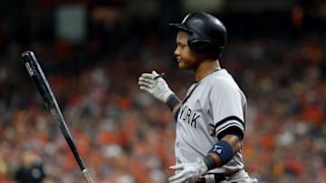 HOUSTON, TX - OCTOBER 20: Starlin Castro (Photo by Elsa/Getty Images)