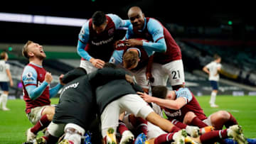 West Ham. (Photo by MATT DUNHAM/POOL/AFP via Getty Images)