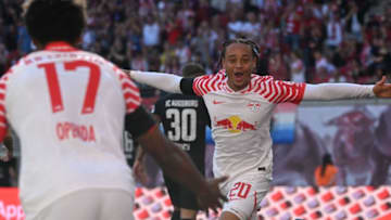Xavi Simons has enjoyed an impressive start to life in the Bundesliga (Photo by JOHN MACDOUGALL/AFP via Getty Images)