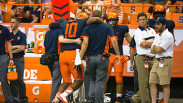 SYRACUSE, NY - SEPTEMBER 04: Terrel Hunt