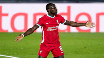 Sadio Mane was frustrated in Liverpool's loss to Real Madrid