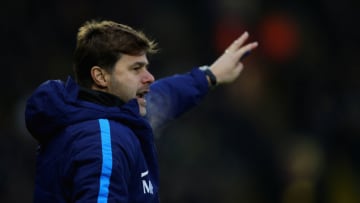 WATFORD, ENGLAND - DECEMBER 02: Mauricio Pochettino, Manager of Tottenham Hotspur during the Premier League match between Watford and Tottenham Hotspur at Vicarage Road on December 2, 2017 in Watford, England. (Photo by Richard Heathcote/Getty Images)