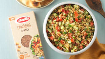 Barilla adds new Orzo Chickpea pasta, photo provided by Barilla