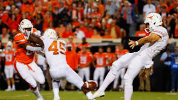 Ryan Bujcevski, Texas Football (Photo by Brian Bahr/Getty Images)